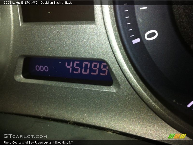 Obsidian Black / Black 2008 Lexus IS 250 AWD
