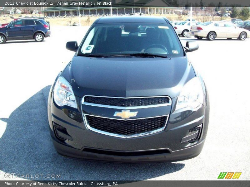 Ashen Gray Metallic / Jet Black 2012 Chevrolet Equinox LS