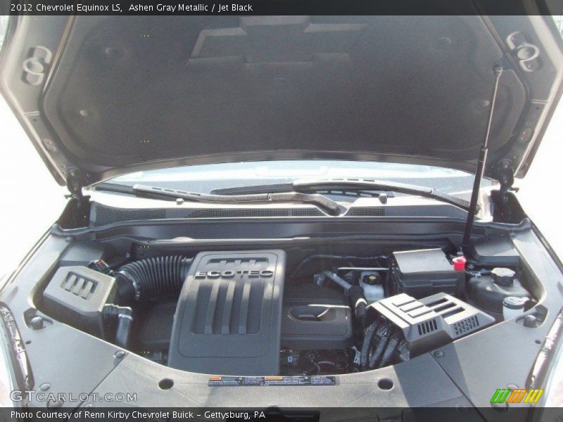 Ashen Gray Metallic / Jet Black 2012 Chevrolet Equinox LS