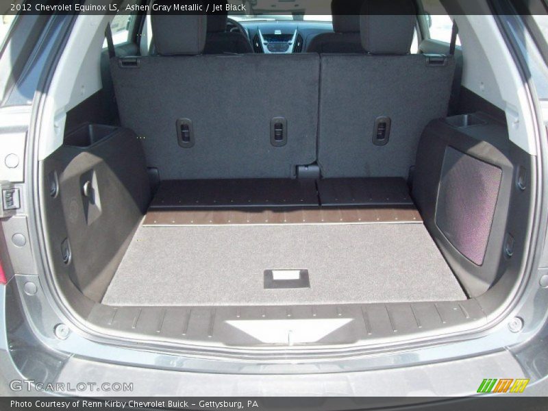 Ashen Gray Metallic / Jet Black 2012 Chevrolet Equinox LS