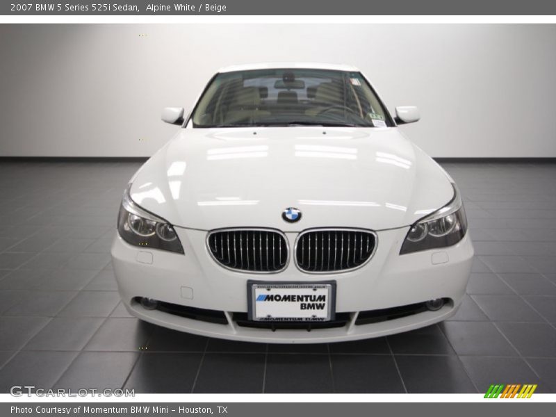 Alpine White / Beige 2007 BMW 5 Series 525i Sedan