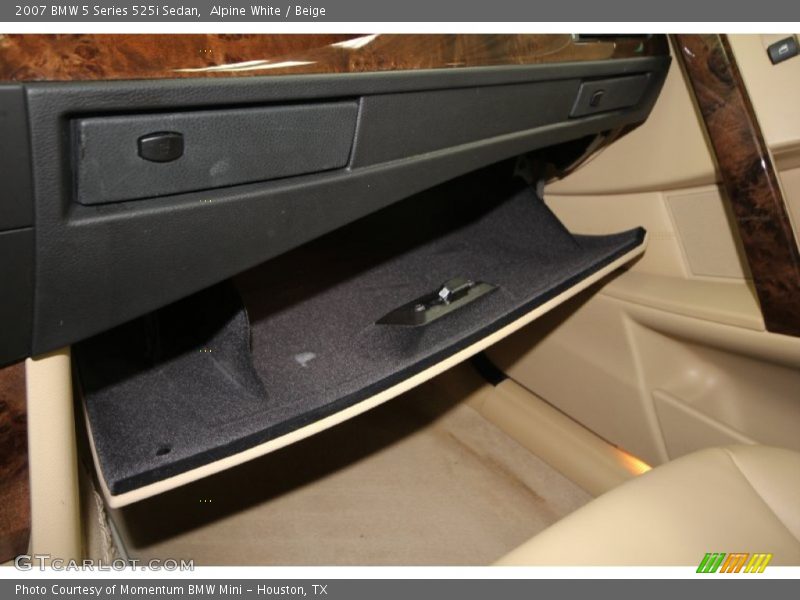 Alpine White / Beige 2007 BMW 5 Series 525i Sedan