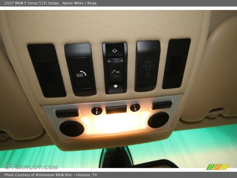 Alpine White / Beige 2007 BMW 5 Series 525i Sedan