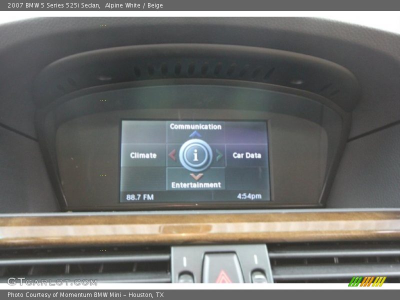 Alpine White / Beige 2007 BMW 5 Series 525i Sedan