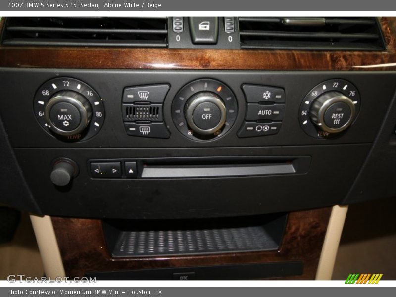 Alpine White / Beige 2007 BMW 5 Series 525i Sedan