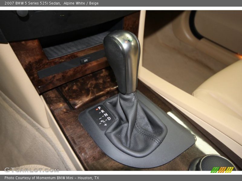 Alpine White / Beige 2007 BMW 5 Series 525i Sedan