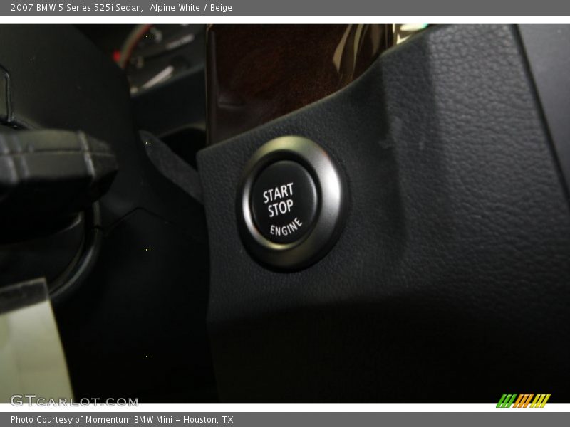 Alpine White / Beige 2007 BMW 5 Series 525i Sedan