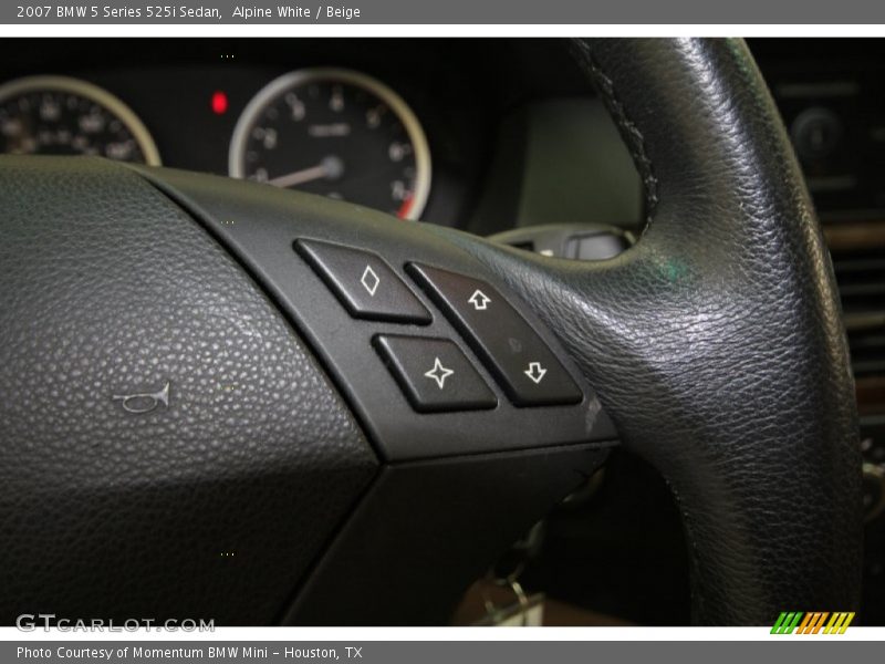 Alpine White / Beige 2007 BMW 5 Series 525i Sedan