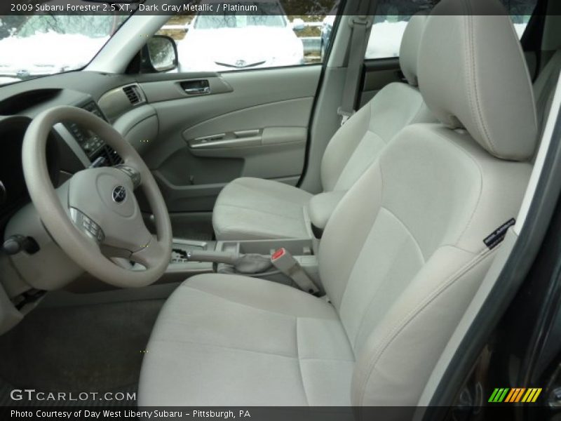 Dark Gray Metallic / Platinum 2009 Subaru Forester 2.5 XT