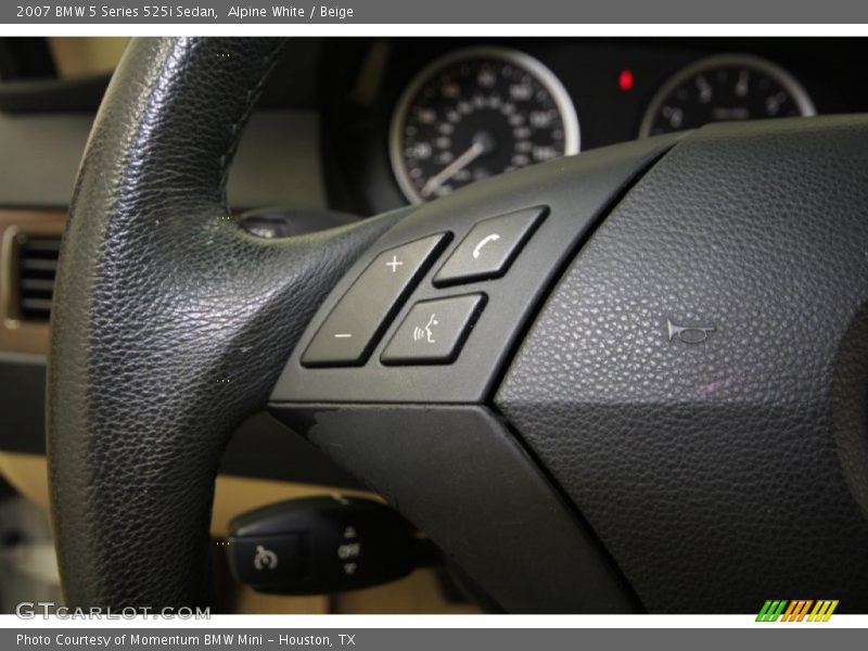 Alpine White / Beige 2007 BMW 5 Series 525i Sedan