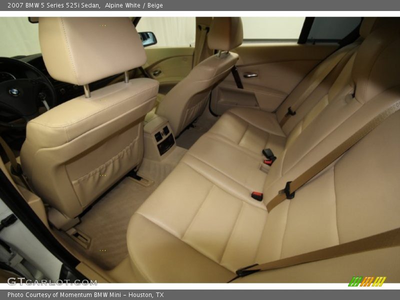 Alpine White / Beige 2007 BMW 5 Series 525i Sedan