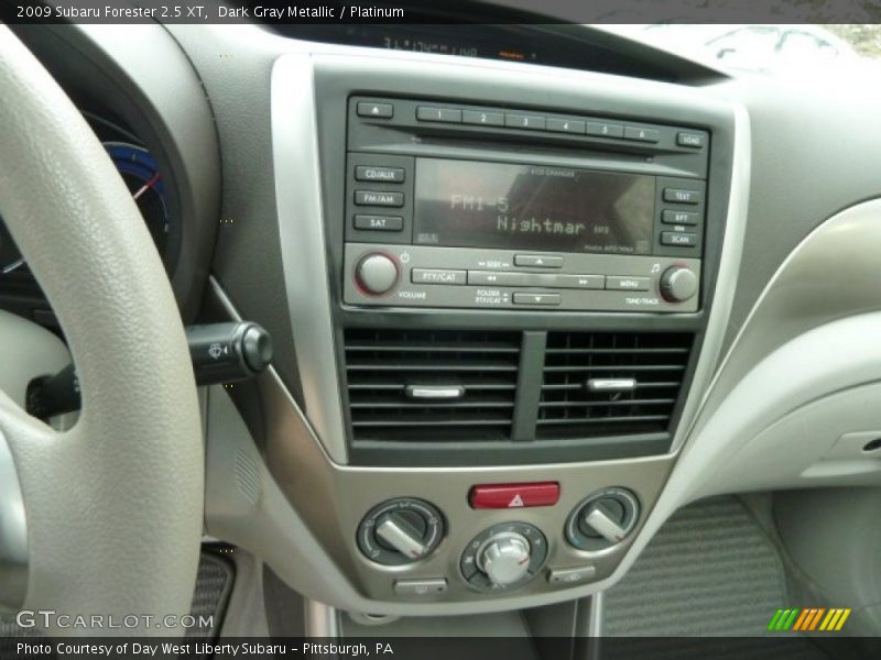 Dark Gray Metallic / Platinum 2009 Subaru Forester 2.5 XT