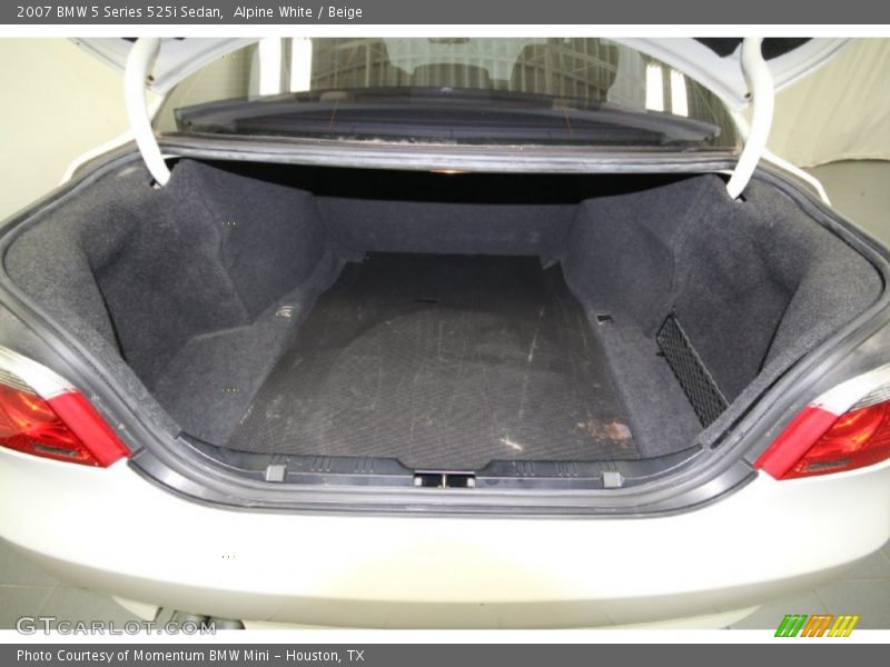 Alpine White / Beige 2007 BMW 5 Series 525i Sedan