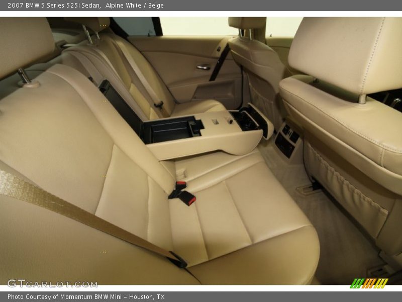 Alpine White / Beige 2007 BMW 5 Series 525i Sedan