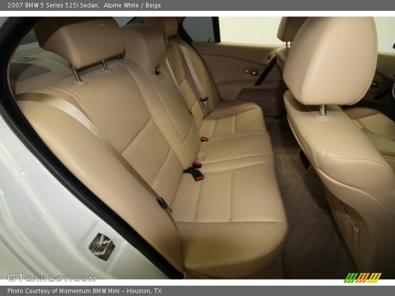 Alpine White / Beige 2007 BMW 5 Series 525i Sedan