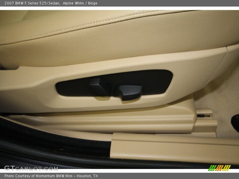 Alpine White / Beige 2007 BMW 5 Series 525i Sedan