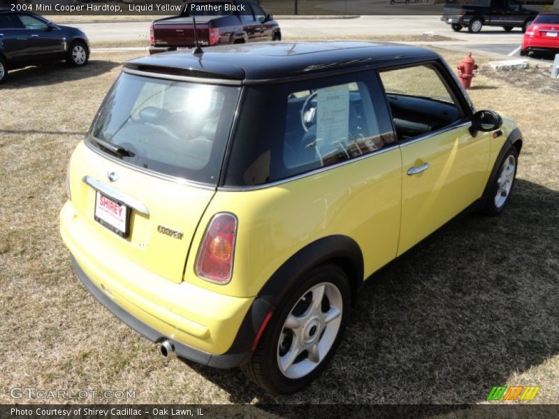 Liquid Yellow / Panther Black 2004 Mini Cooper Hardtop