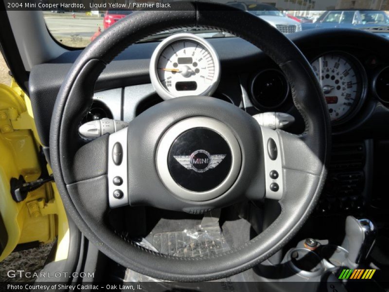 Liquid Yellow / Panther Black 2004 Mini Cooper Hardtop