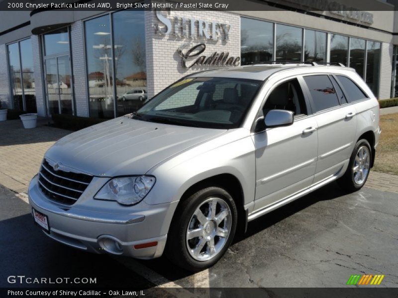 Bright Silver Metallic / Pastel Slate Gray 2008 Chrysler Pacifica Limited AWD