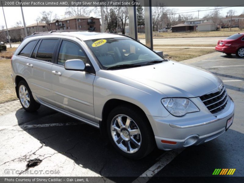 Bright Silver Metallic / Pastel Slate Gray 2008 Chrysler Pacifica Limited AWD