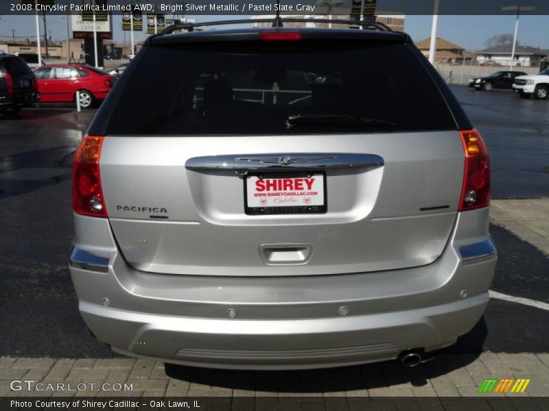 Bright Silver Metallic / Pastel Slate Gray 2008 Chrysler Pacifica Limited AWD