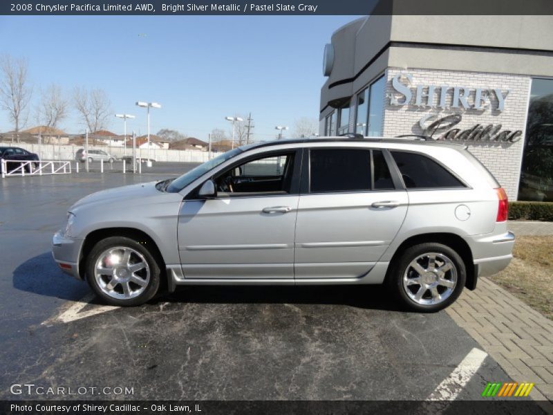 Bright Silver Metallic / Pastel Slate Gray 2008 Chrysler Pacifica Limited AWD