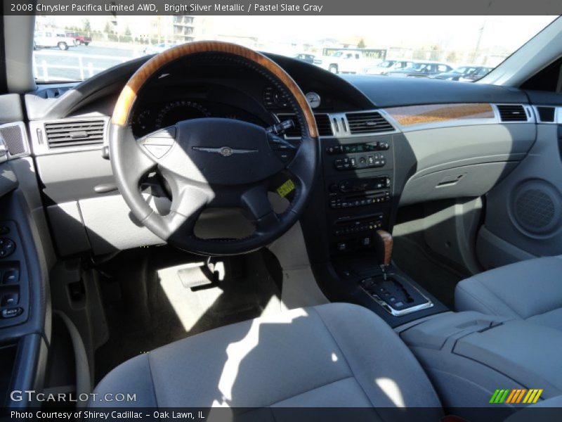 Bright Silver Metallic / Pastel Slate Gray 2008 Chrysler Pacifica Limited AWD