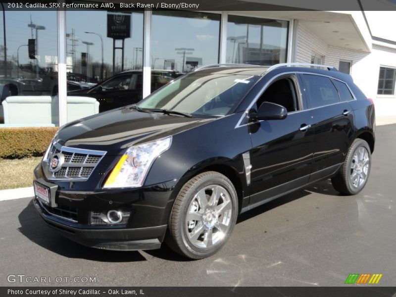 Black Raven / Ebony/Ebony 2012 Cadillac SRX Performance AWD