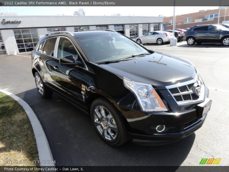 Black Raven / Ebony/Ebony 2012 Cadillac SRX Performance AWD