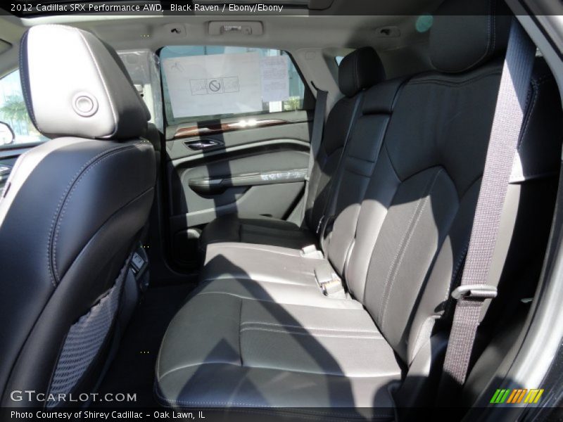 Black Raven / Ebony/Ebony 2012 Cadillac SRX Performance AWD