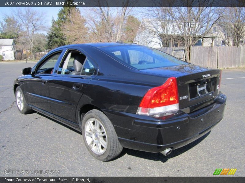 Black / Graphite 2007 Volvo S60 2.5T AWD