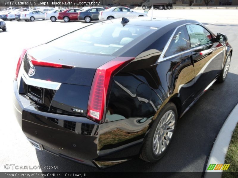 Black Raven / Ebony/Ebony 2012 Cadillac CTS Coupe