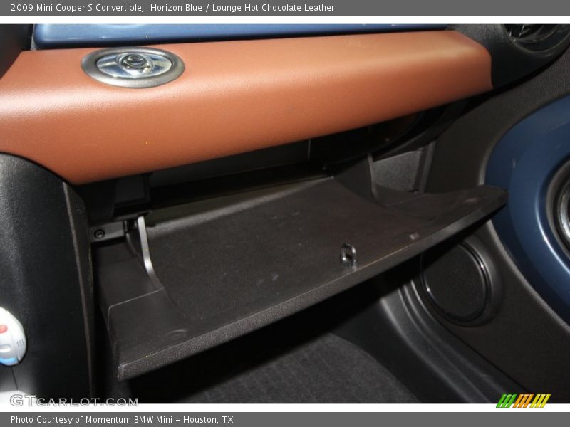 Horizon Blue / Lounge Hot Chocolate Leather 2009 Mini Cooper S Convertible