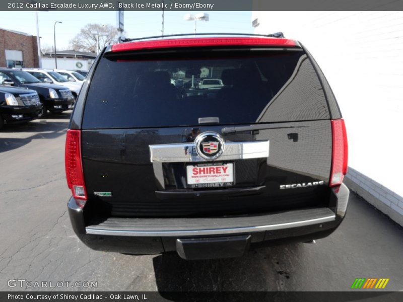 Black Ice Metallic / Ebony/Ebony 2012 Cadillac Escalade Luxury AWD