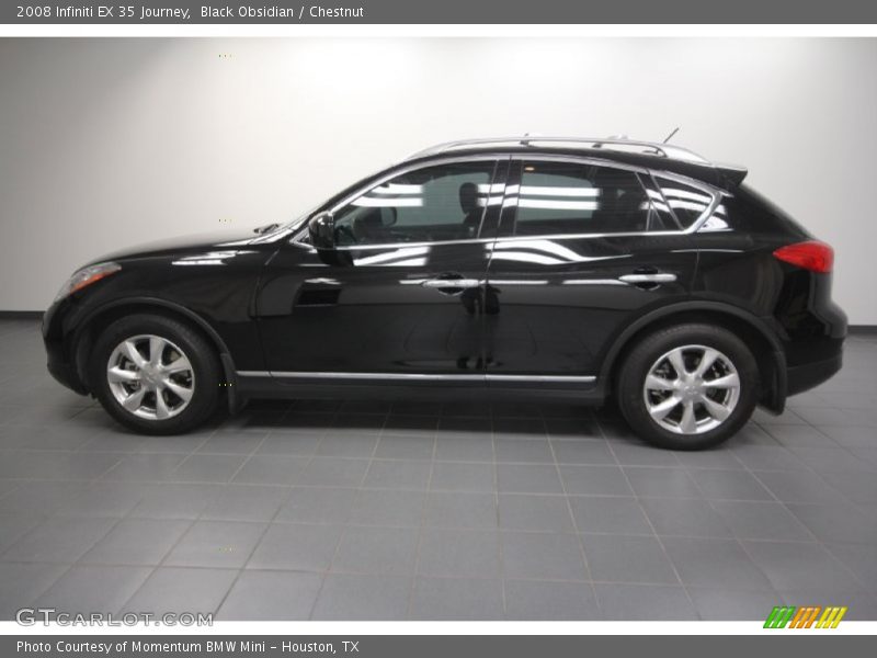 Black Obsidian / Chestnut 2008 Infiniti EX 35 Journey
