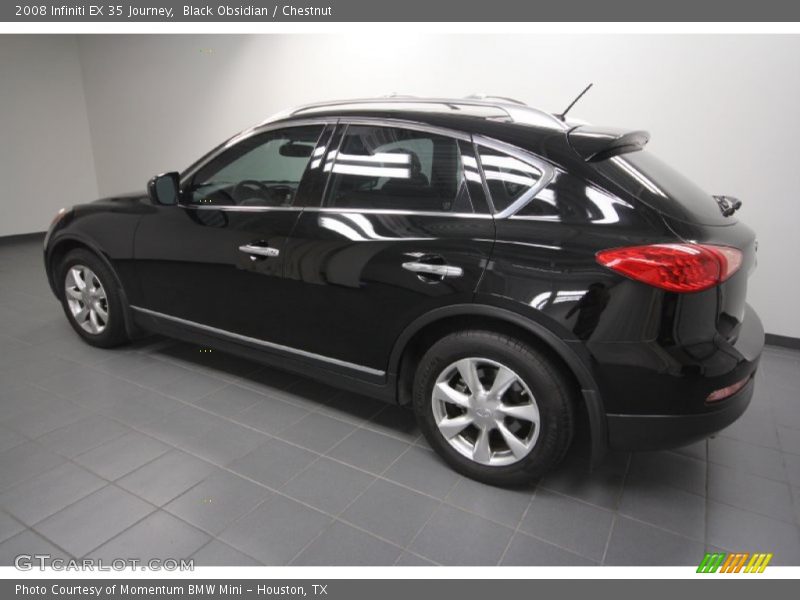 Black Obsidian / Chestnut 2008 Infiniti EX 35 Journey
