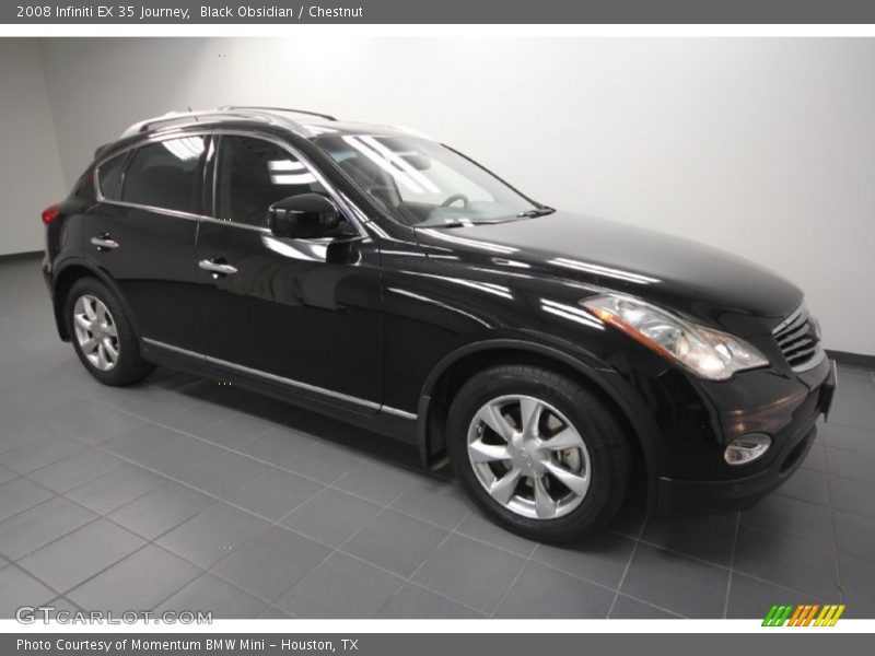 Black Obsidian / Chestnut 2008 Infiniti EX 35 Journey