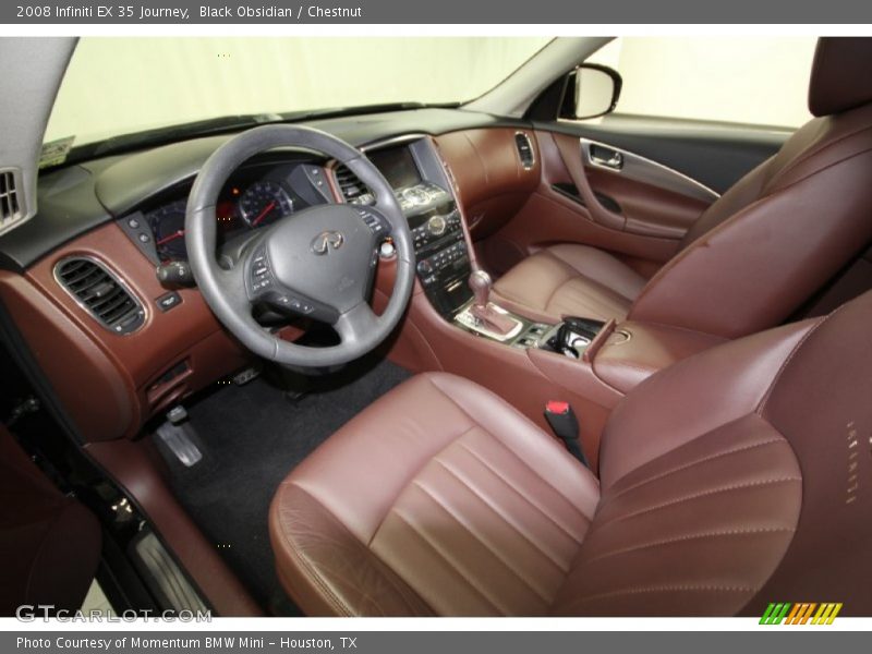  2008 EX 35 Journey Chestnut Interior