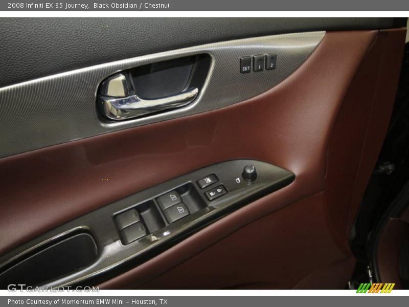 Black Obsidian / Chestnut 2008 Infiniti EX 35 Journey