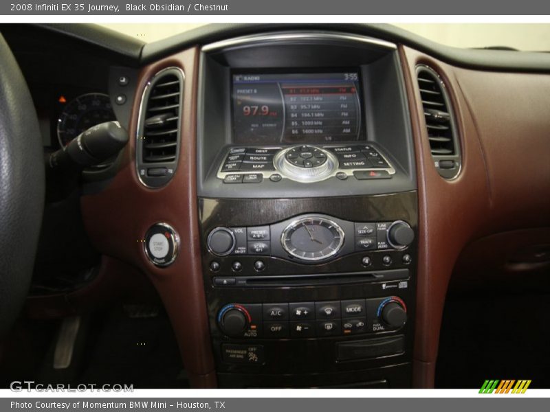 Black Obsidian / Chestnut 2008 Infiniti EX 35 Journey