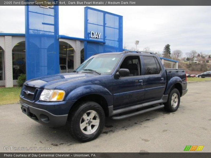 Dark Blue Pearl Metallic / Medium Dark Flint 2005 Ford Explorer Sport Trac XLT 4x4