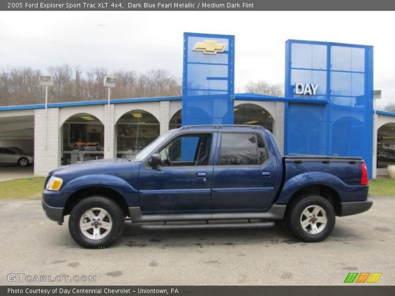 Dark Blue Pearl Metallic / Medium Dark Flint 2005 Ford Explorer Sport Trac XLT 4x4