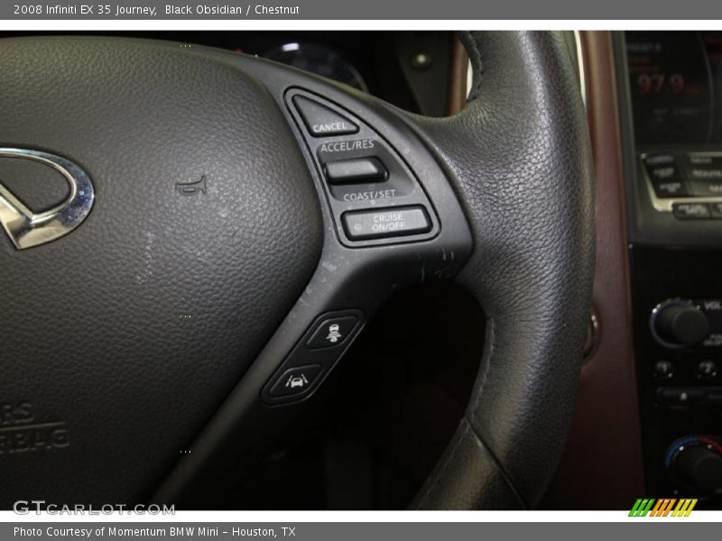 Black Obsidian / Chestnut 2008 Infiniti EX 35 Journey