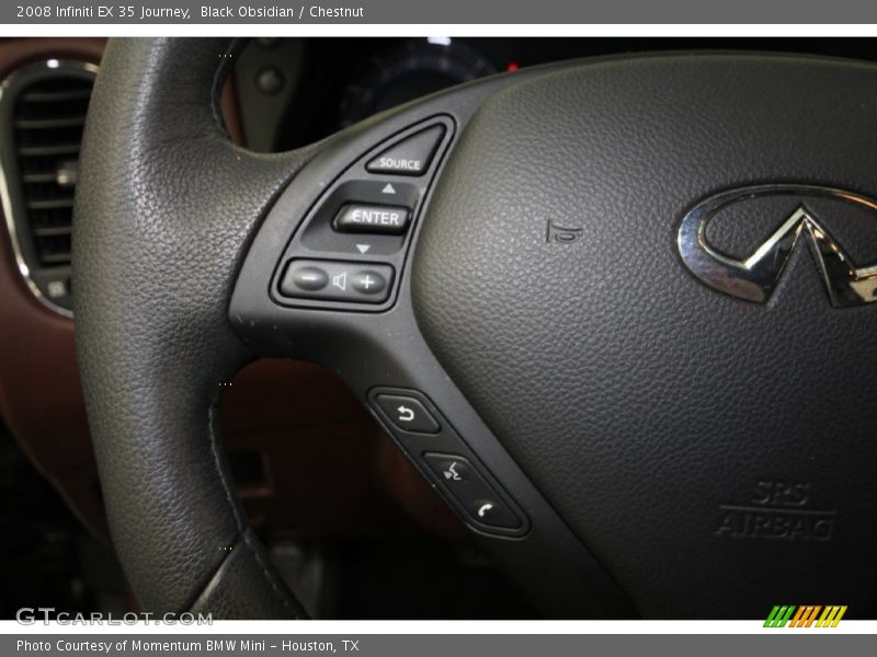 Black Obsidian / Chestnut 2008 Infiniti EX 35 Journey