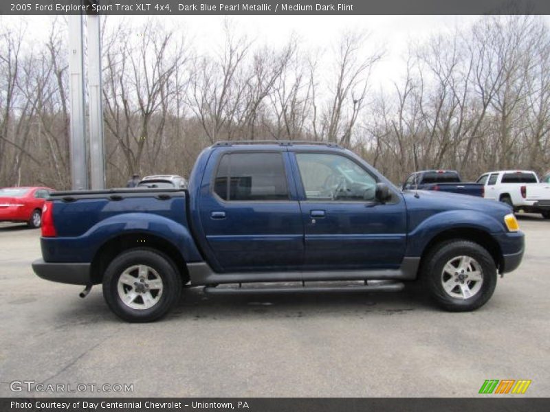 Dark Blue Pearl Metallic / Medium Dark Flint 2005 Ford Explorer Sport Trac XLT 4x4