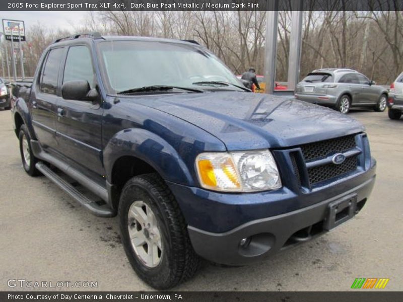 Dark Blue Pearl Metallic / Medium Dark Flint 2005 Ford Explorer Sport Trac XLT 4x4