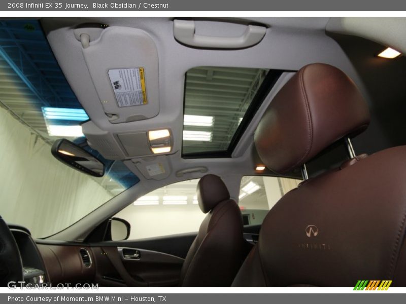 Black Obsidian / Chestnut 2008 Infiniti EX 35 Journey