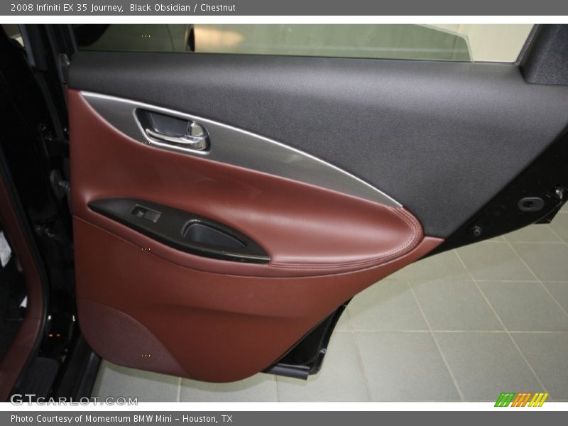 Black Obsidian / Chestnut 2008 Infiniti EX 35 Journey