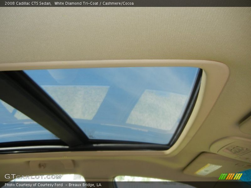 White Diamond Tri-Coat / Cashmere/Cocoa 2008 Cadillac CTS Sedan