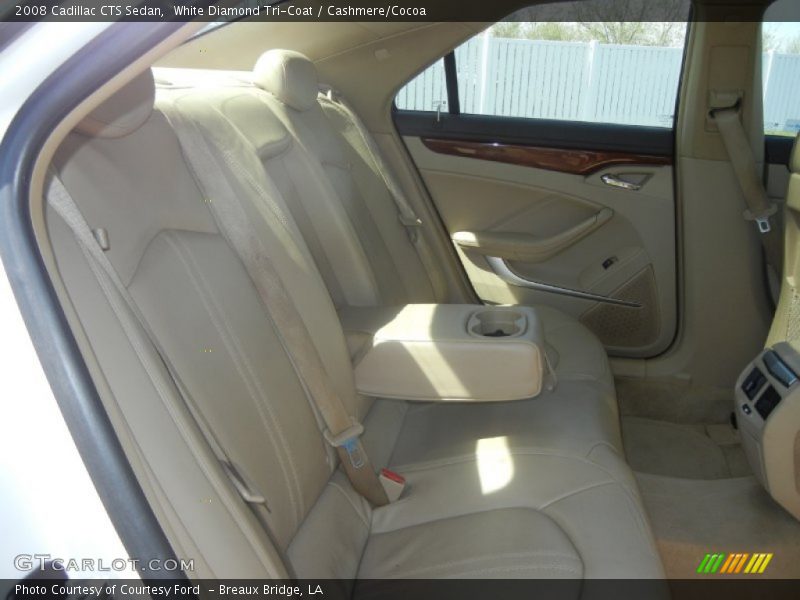 White Diamond Tri-Coat / Cashmere/Cocoa 2008 Cadillac CTS Sedan